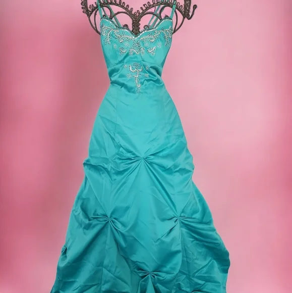 Masquerade | Dresses | Aqua Mermaid Gown Dress | Poshmark
